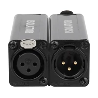 Professional Mono Common Ground Audio Black Audio Isolator Filtering To Eliminate Current Sound Balancing Adapter 2