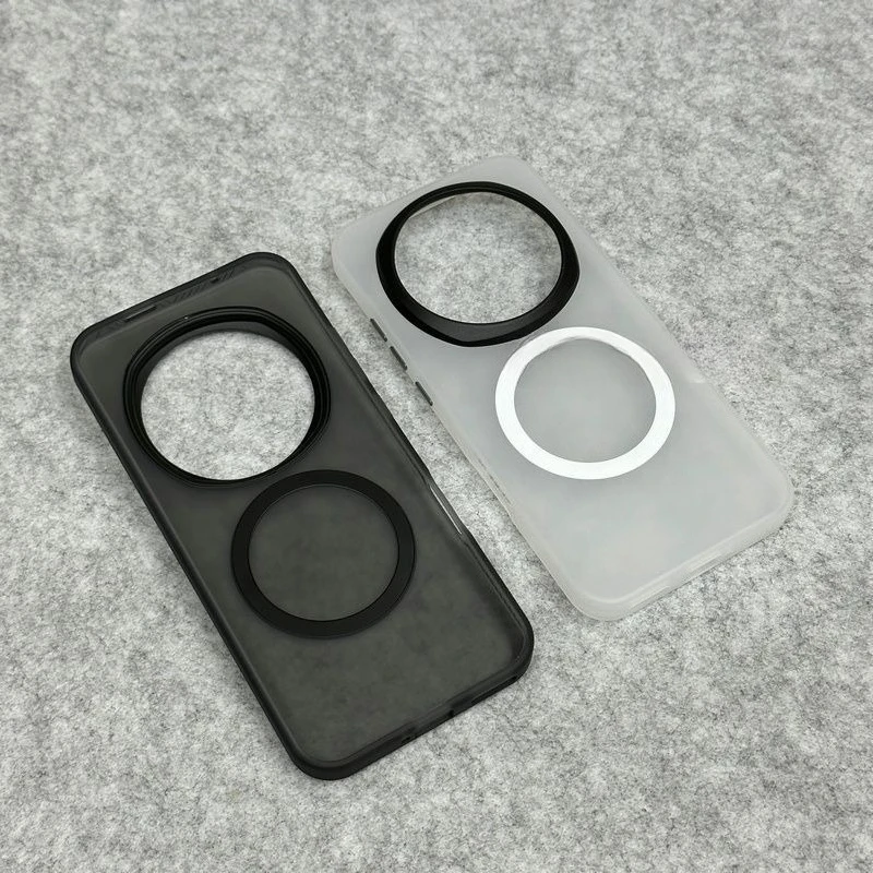 Enhanced Magnetic Transparent Frosted Anti-Fingerprint Shockproof Acrylic Case