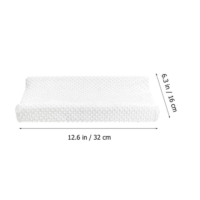 2Pcs Changing Pads Cover for Baby Polyester Changing Table Covers Infant Toddler Bedding Set Soft Comfortable White Gray Durable 1