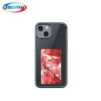 NFC Function Smart Phone Cases For iphone 15 14 13 Pro Max E ink Screen DIY Phone Covers With Protector Back Fundas Battery Free
