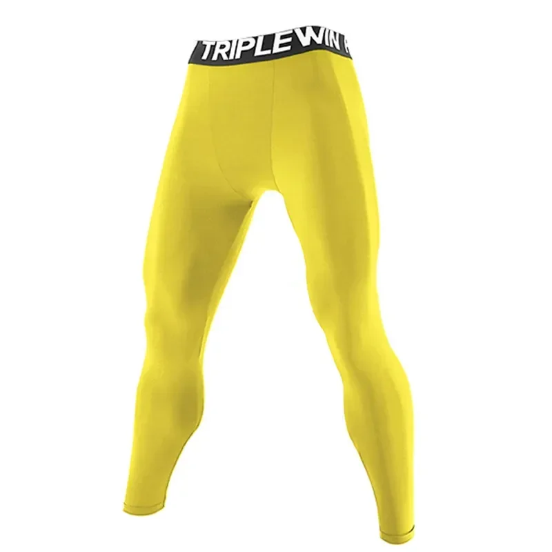 Men Running Tights GYM Pants Basketball Football Soccer Fitness Exercise