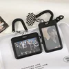 Black Style 3 inch Card Holder Kpop Photocard Holder Photo Card Holder Bag Pendant School Stationery 1