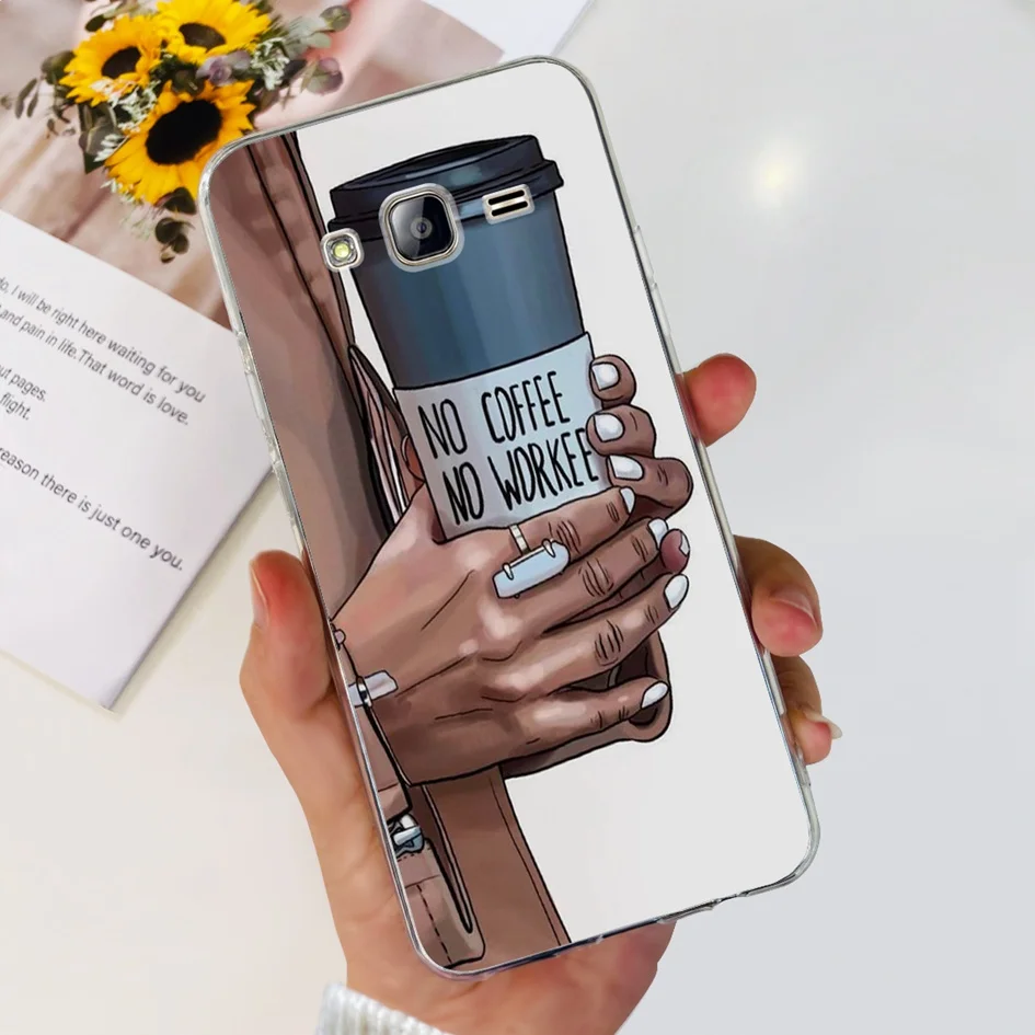 Clear Flower Design Soft TPU Silicone Phone Case