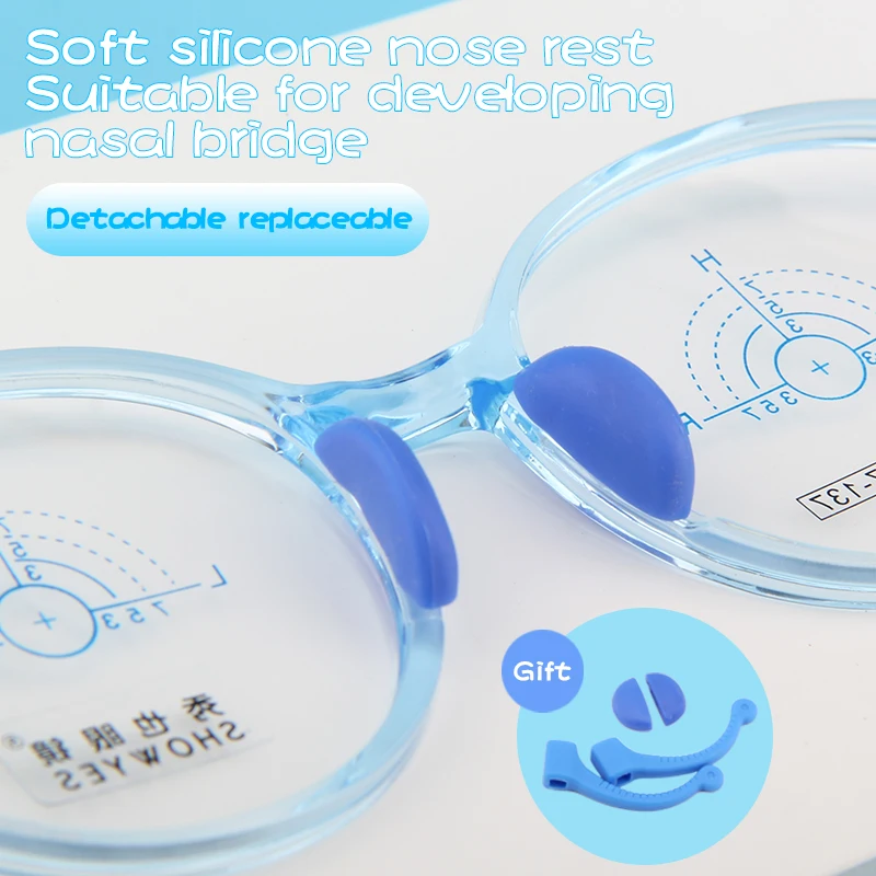 SHOWYES 10~14 Year-old Kids Glasses Optical Frame Boy Girls Computer Transparent Myopia Sports Children's Eyeglasses Frame