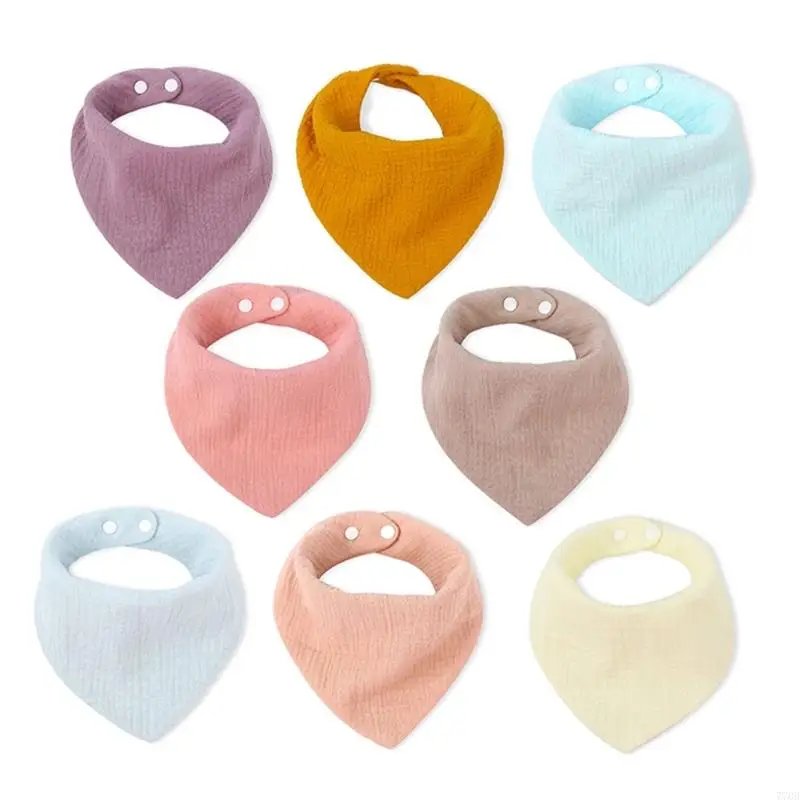 770B Baby Bibs Gauze Handkerchief Feeding Bib Burp Cloth Boy Girl Infant Shower Gift