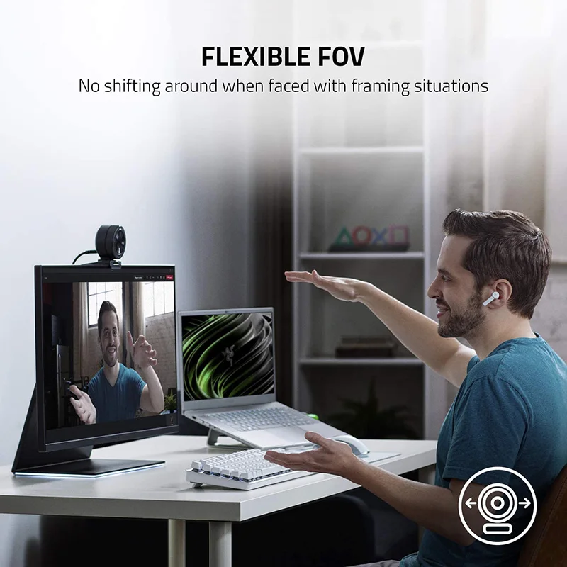 Razer Kiyo Pro Streaming Webcam Uncompressed 1080p 60FPS High