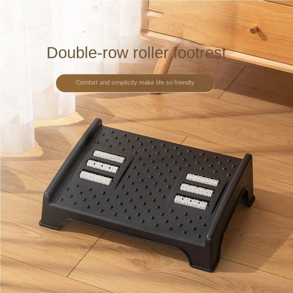 With Roller Office Footrest Work Footrest Under Desk Support Desk Footrest Under Desk Footrest Feet Stool Foot Resting Stool