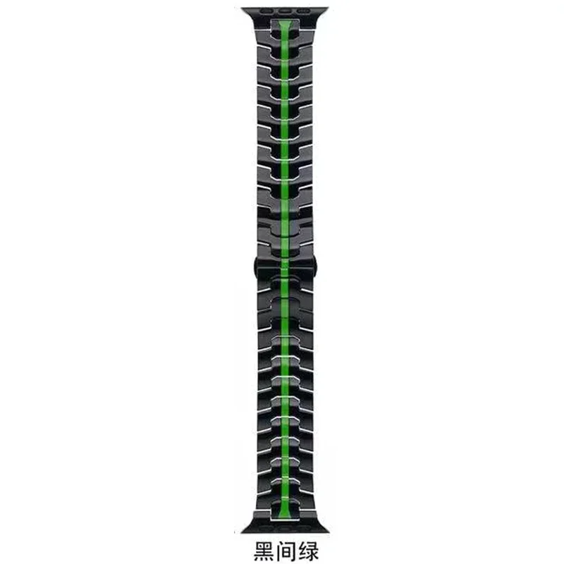 Luxury Titanium Color Stainless Steel Strap