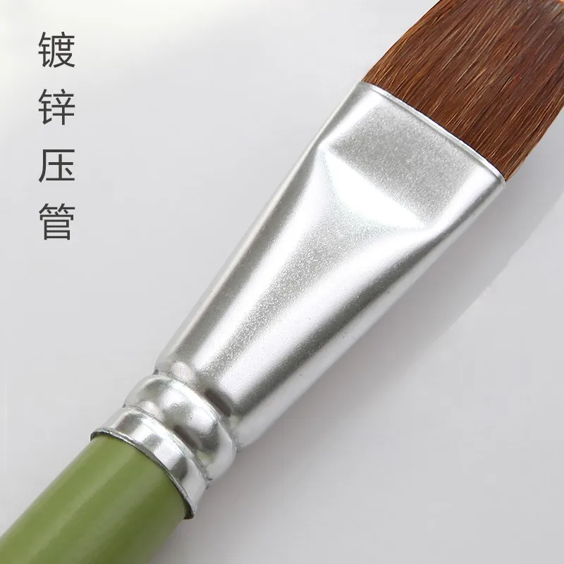 6pcs gouache oil painting acrylic brush 1/3/5/7/9/11 watercolor brush Brush for beginner students