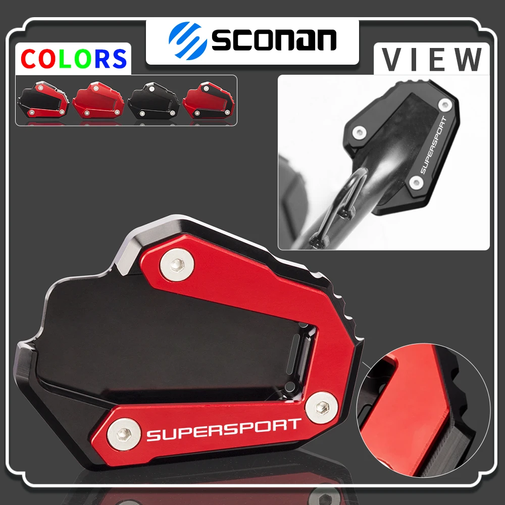 Supersport Cavalletto Cavalletto Laterale Prolunga Piastra Accessori Moto Per Ducati Supersport 950 950S Supersports 2019 2020