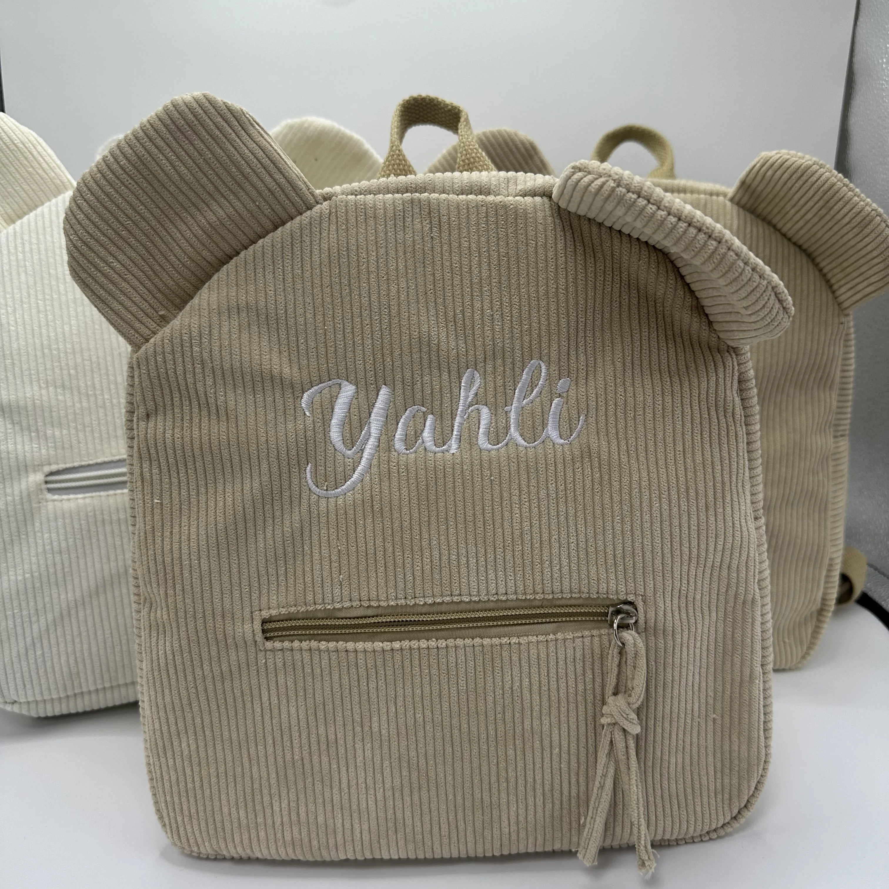 

Custom Teddy Bear Backpack Embroidered Name Kids School Backpack Children's Day Party Gifts Birthday Bags with Personalized Name