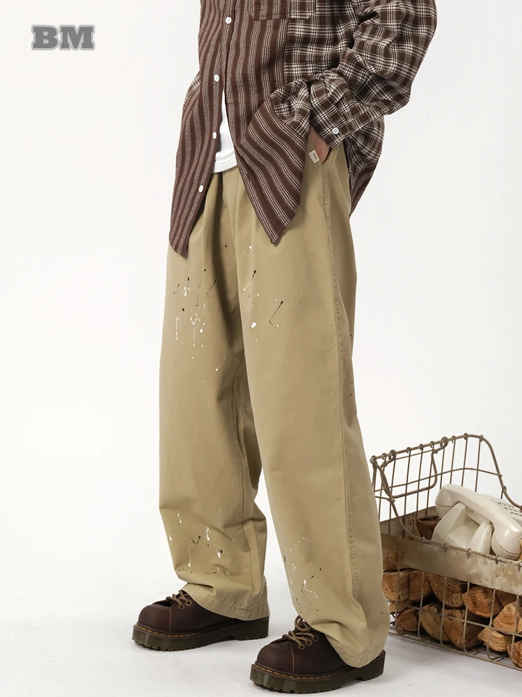 

Брюки-карго в Корейском стиле, модная уличная одежда для мужчин и женщин, прямые брюки в стиле Харадзюку, повседневные штаны