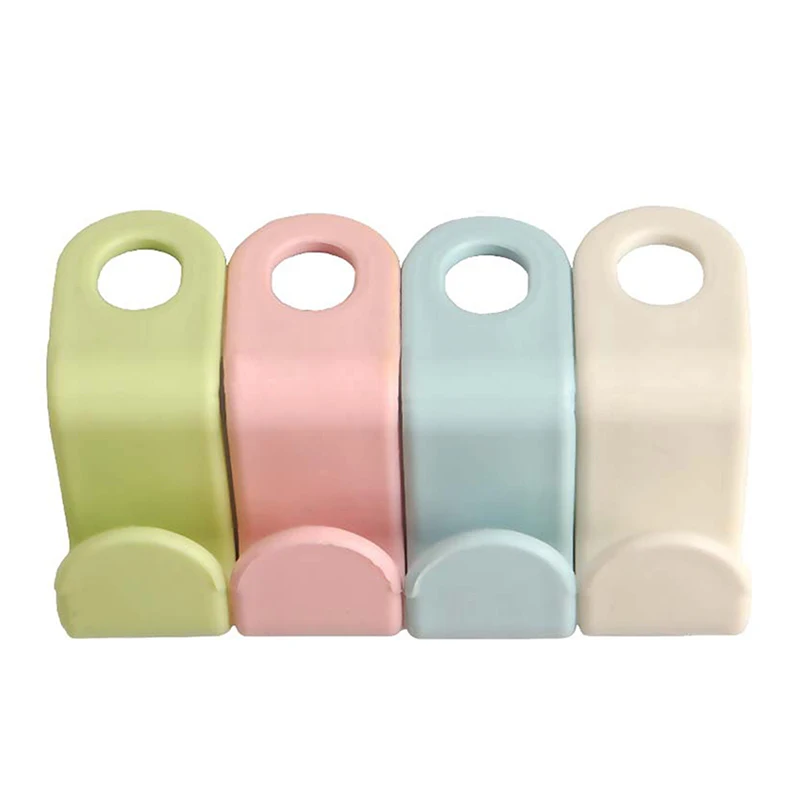 10pcs Clothes Hanger Connection Hook Home Clothes Hanger Link Buckle Thickened Plastic Stackable Link Hook