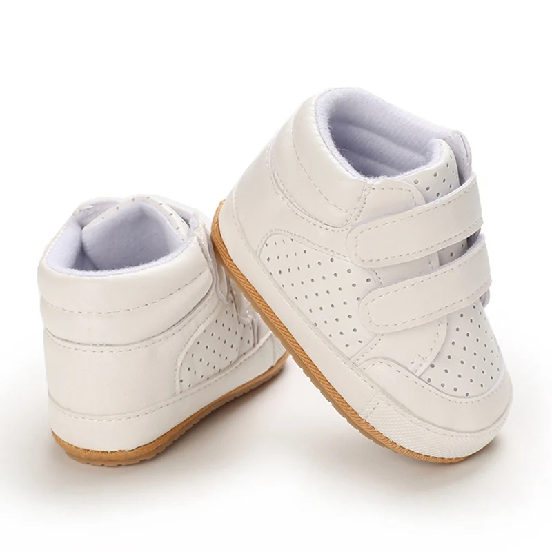 

Infant Baby Shoes Classic PU Leather Baby Boy Shoes Toddler Rubber Sole Anti-slip First Walkers
