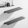 30/40/50CM Bathroom Shelf Aluminum Floating Shelves for Wall Mounted Shower Organiser Kitchen Storage Rack Bathroom Accessories 1
