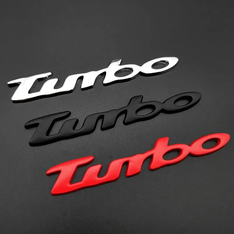 Car Fender Side Emblem Sticker Turbo Logo Posteriore Tronco Badge Decalcomania Per Mercedes Benz Kia Lexus Volkswagen Audi Subaru Audi Mazda