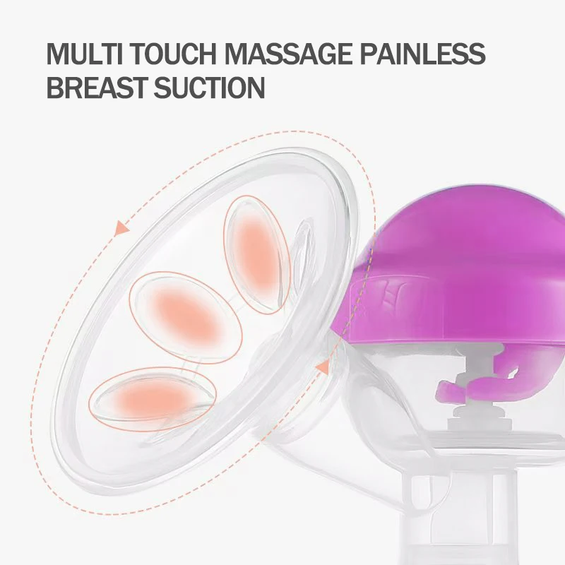 Manual Breast Pump, High Suction Power for Moms, PP Milk Extractor for Lactation, Breastfeeding and Milk Supply Support 6