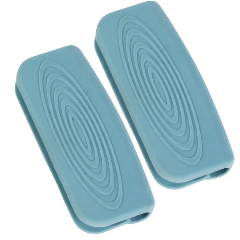 1 Pair of Silicone Handles Anti-scalding Non-slip Silicone Pot Handle Cover Heat Insulation Handle Cover Kitchen Accessories
