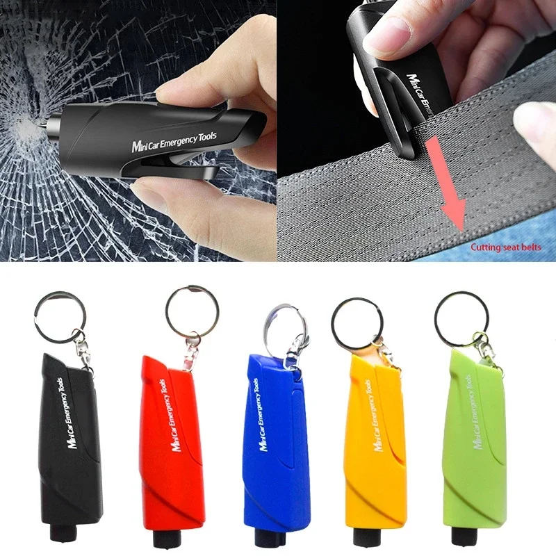 Car Safety Hammer Car Mini Safety Hammer window breaker Rescue Kit Life Saving seat belt cutter