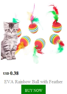 10Pcs Colorful Cats Ball Play Chew Scratch Training Toys Chase Ball for Kitten Play Disk Interactive Kitten Exercise Toy