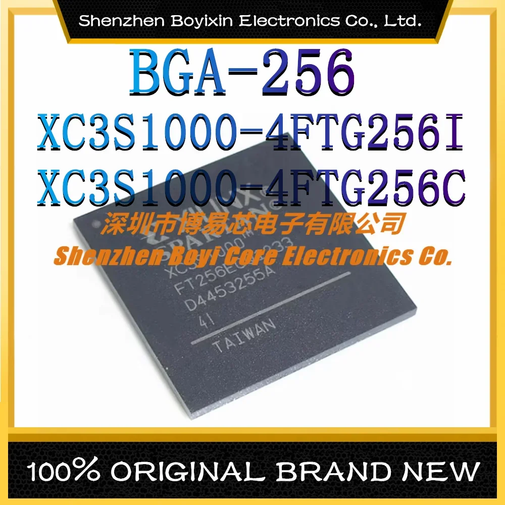 

XC3S1000-4FTG256I XC3S1000-4FTG256C Package: BGA-256 Programmable Logic Device (CPLD/FPGA) IC Chip