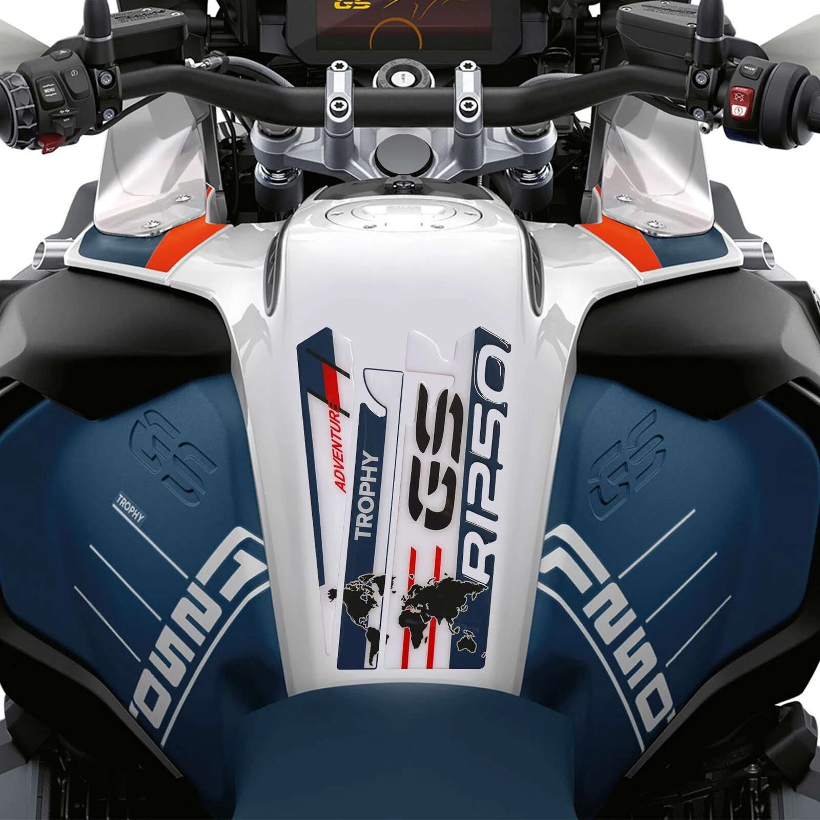 FOR-BMW-R-1250-GS-Adventure-Trophy-Motorcycle-Tank-Pad-Fuel-Tankpad-3D ...