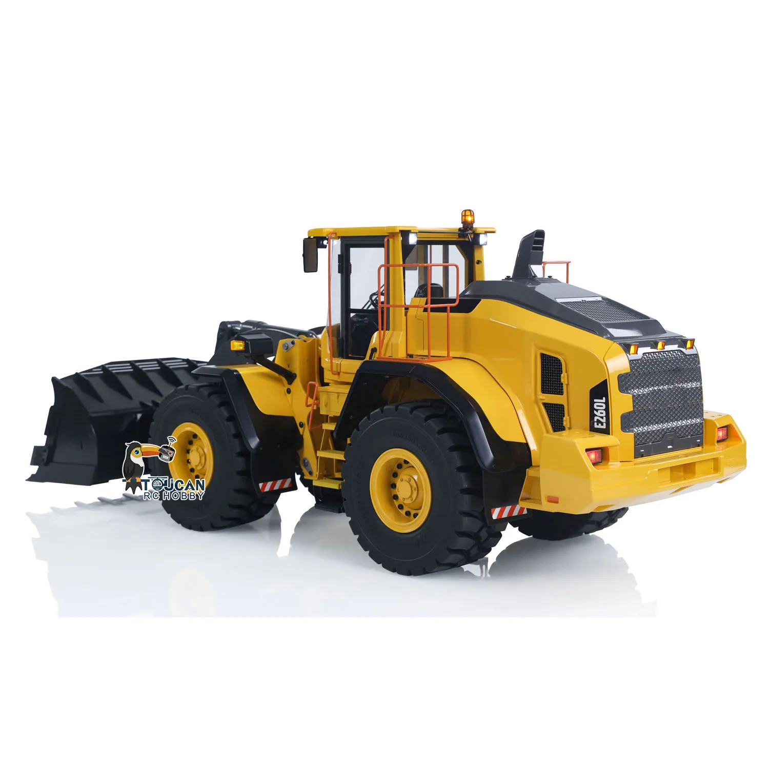 Toy Metal 1/14 E260L Hydraulic RC Loader Radio Control Machine Car Battery Painted Finished Truck Mover Vehicle Car for Boys 4