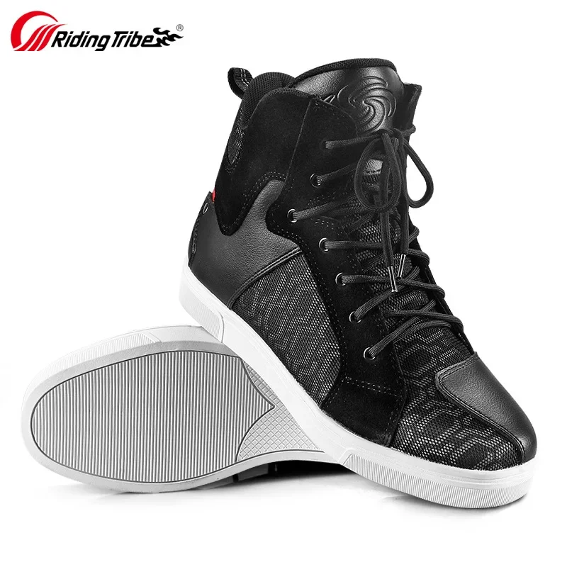 Fashion Motorcycle Boots Men Riding