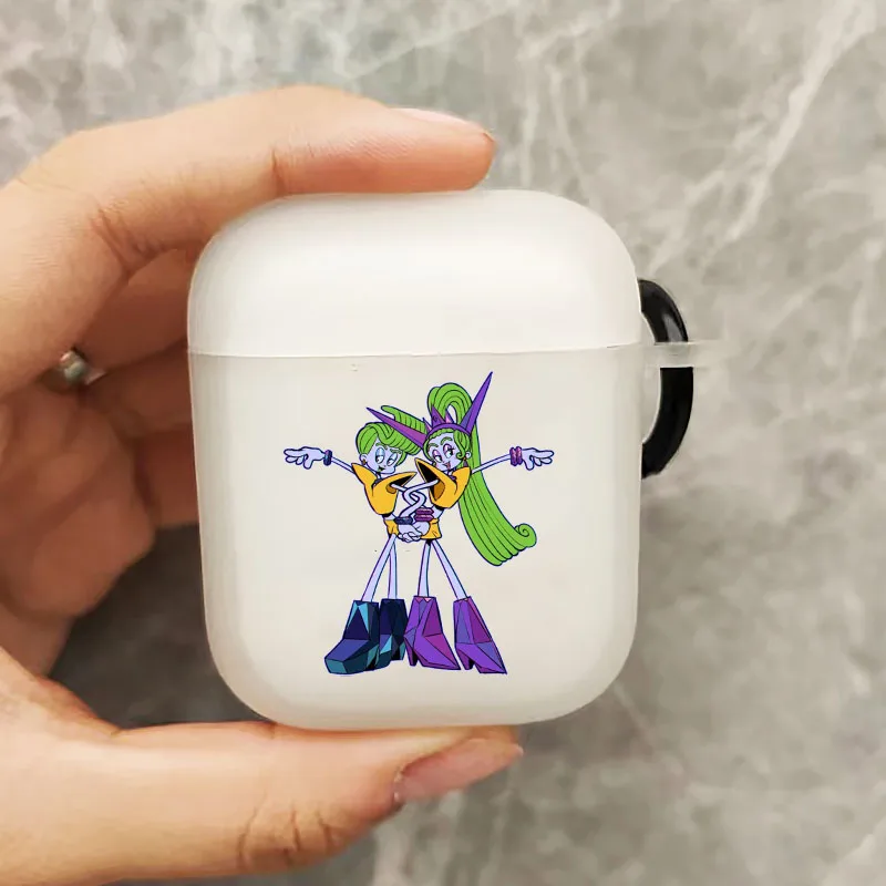 Cartoon Troll Luminous Airpods Case Velvet Cute Glow In The Dark Cover Per Auricolari Per Airpods Pro 2 3 Generation Gift For Teens