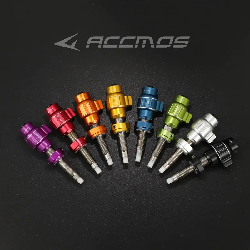 Archery Bow Sight Carbon Arrow Shafts Archery Bow Stabilizer Set Archery Arrow Tips 1pc Decut ZX229 Aluminum Alloy Cushion Plunger Micro-Click Spring Tension Plunger For Recurve Bow Archery Accessories