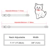 Nylon Personalized Cat Collar Custom Puppy Cat Collars Anti-lost Pet ID Name Necklace Collars With Bell Gift For Small Dogs Cats 6