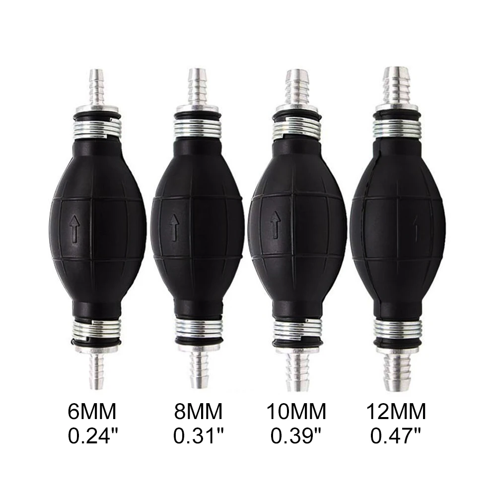 6/8/10/12mm Universal Fuel Pump Rubber Manual Liquid Oil Transfer Pump Petrol Diesel Hand Primer Bulb Car Marine Outboard fuel pump fuel transfer pump liquid transfer pump
