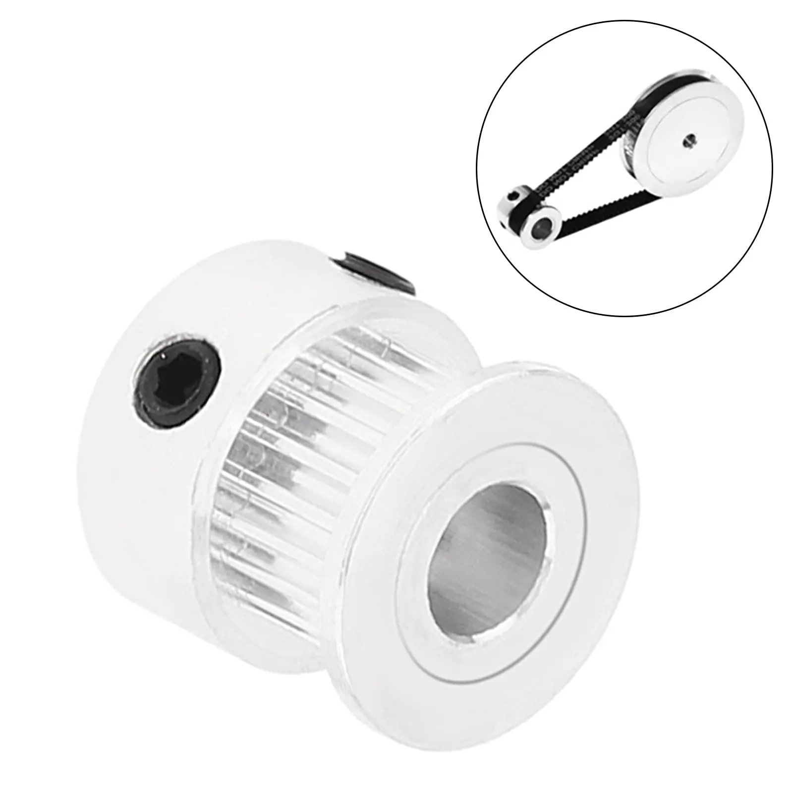 Customized 40 Teeth Aluminum Timing Belt Pulley For Machinery
