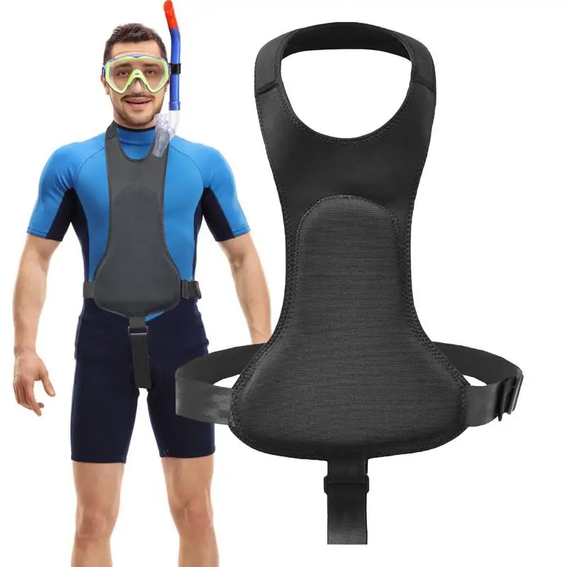Diving Suit Professional Chest Loading Pad Neoprene Diving Breast Vest Adjustable Spearfishing Spearguns Spear Fishing Diving
