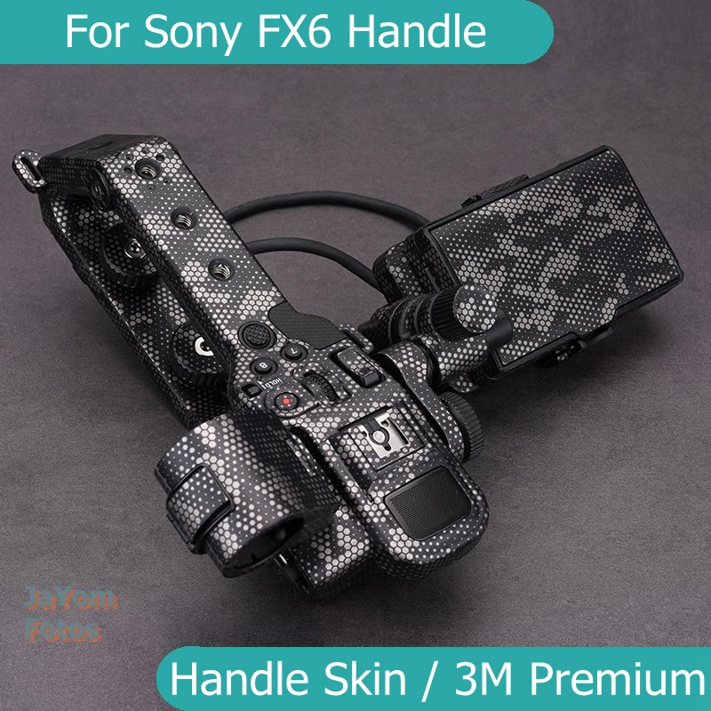 FX6 Handle Sticker Movie Camera Camcorder Coat Wrap Protective Film Body Protector Skin For Sony ILME-FX6VK ILME-FX6 FX6VK camera lens