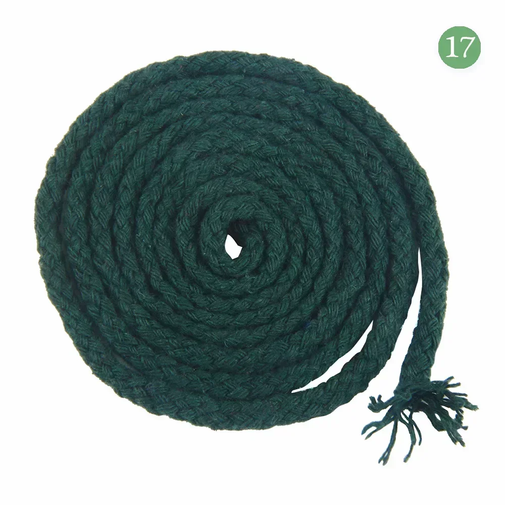 Premium Cotton Twisted Rope for Sewing & Crafting - 10M 5/7mm, Ideal for Bag Straps & Home Decor