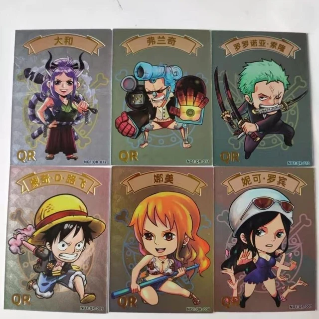 One Piece Anime Personagens Brinquedos, Macaco D-Luffy, Roronoa, Zoro,  Sanji, Nami, Boa-Hancock, Cartão de Coleção Infantil, Presente de  Aniversário - AliExpress