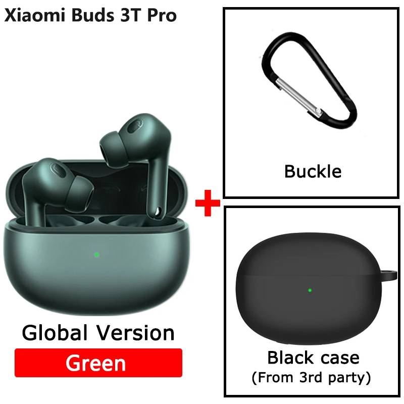 Global Version Xiaomi Buds 3T Pro TWS Earphone 3Mic 40dB Active Noise  Cancellation Bluetooth IP55 Dimensional audio For K50 Pro