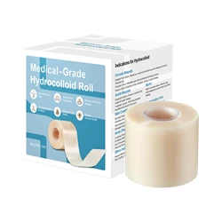 Hydrocolloid Wound Care Roll - Extra Large Waterproof Absorbent Bandages (5CM x 1M)