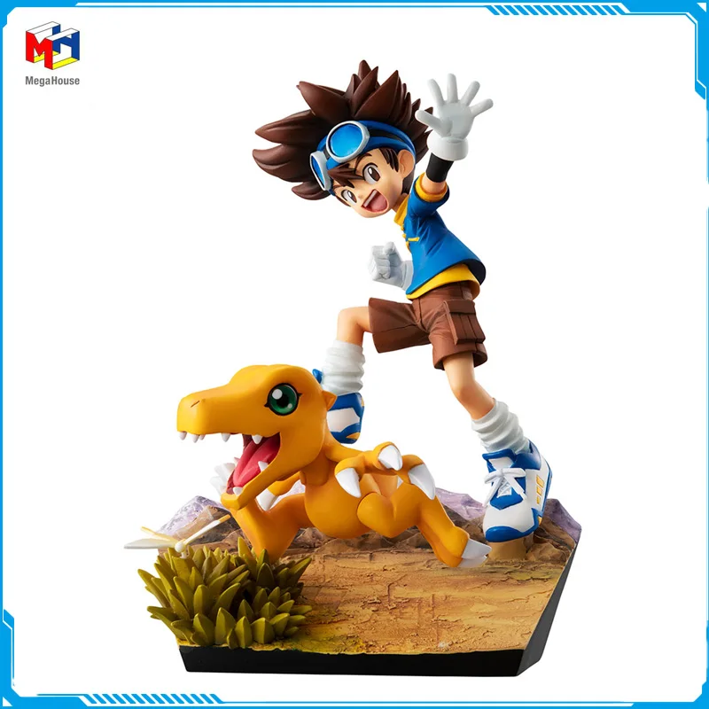 In Magazzino Megahouse Gem Digimon Adventure Agumon Yagami Taichi Original Anime Figure Model Toys Action Figure Collection Doll Pvc