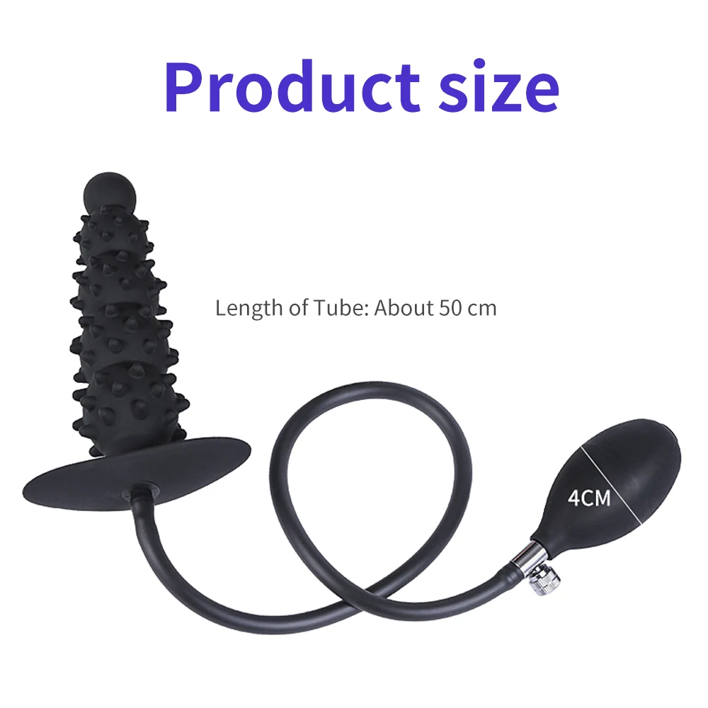 Plug anal expandible y masajeador de próstata para hombres y mujeres_voghion.com