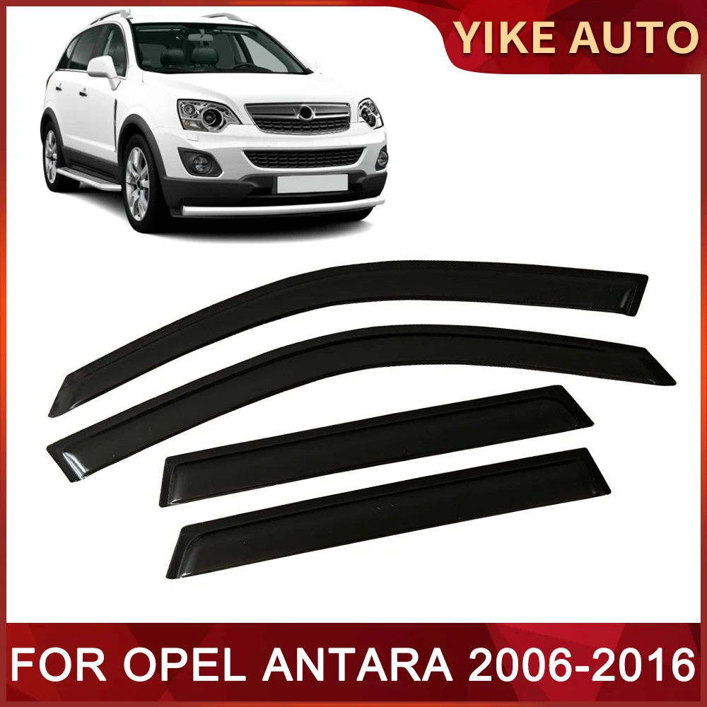 

Козырек для окон OPEL ANTARA 2006-2016, дверной козырек с защитой от ветра, солнца, дождя, боковые окна, ветровые дефлекторы для авто
