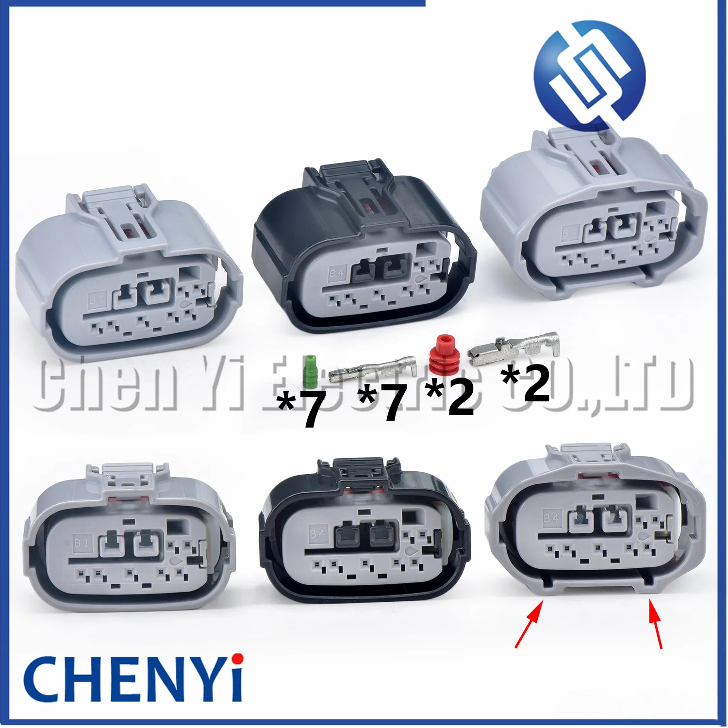 9 Pin Auto Gearbox Gear Switch Connector Wiring Harness Plug 90980