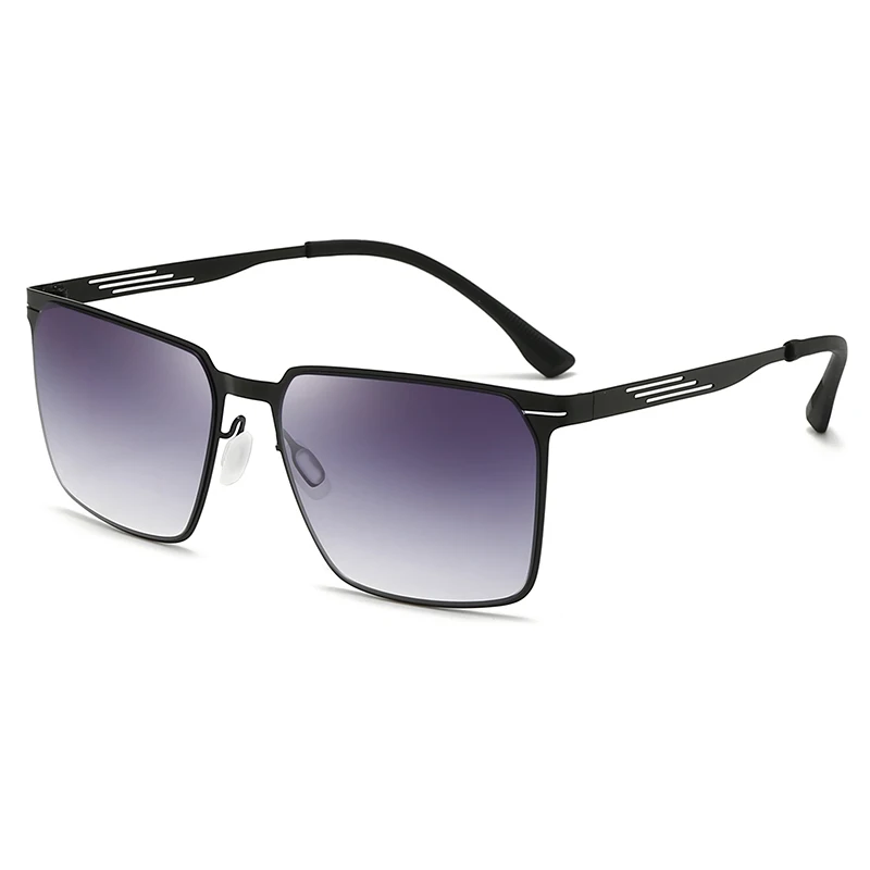 Square Frame Men's Metal Sunglasses 5133 Fashion Driving Uv Proof Hd Sunglasses