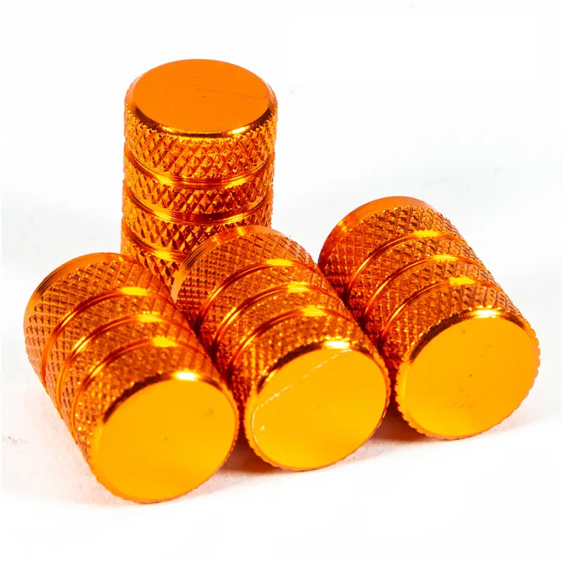 DSYCAR 4Pcs Silver Car Tire Valve Stems Cap Knurling Style Tire Valve Cap Aluminum Tire Wheel Stem Air Valve Cap for US Schrader - Image 17