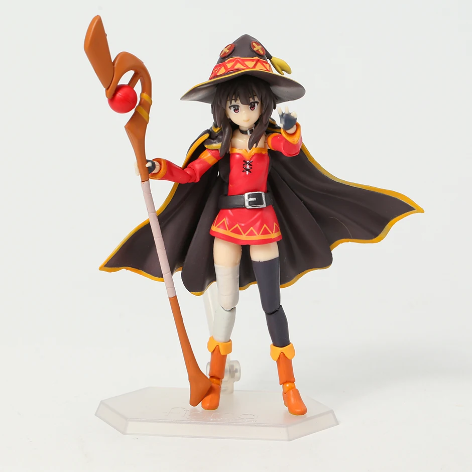 figma 407 Megumin アクションフィギュア 100% Original Figma 407 KonoSuba 2 Megumin In Stock Anime