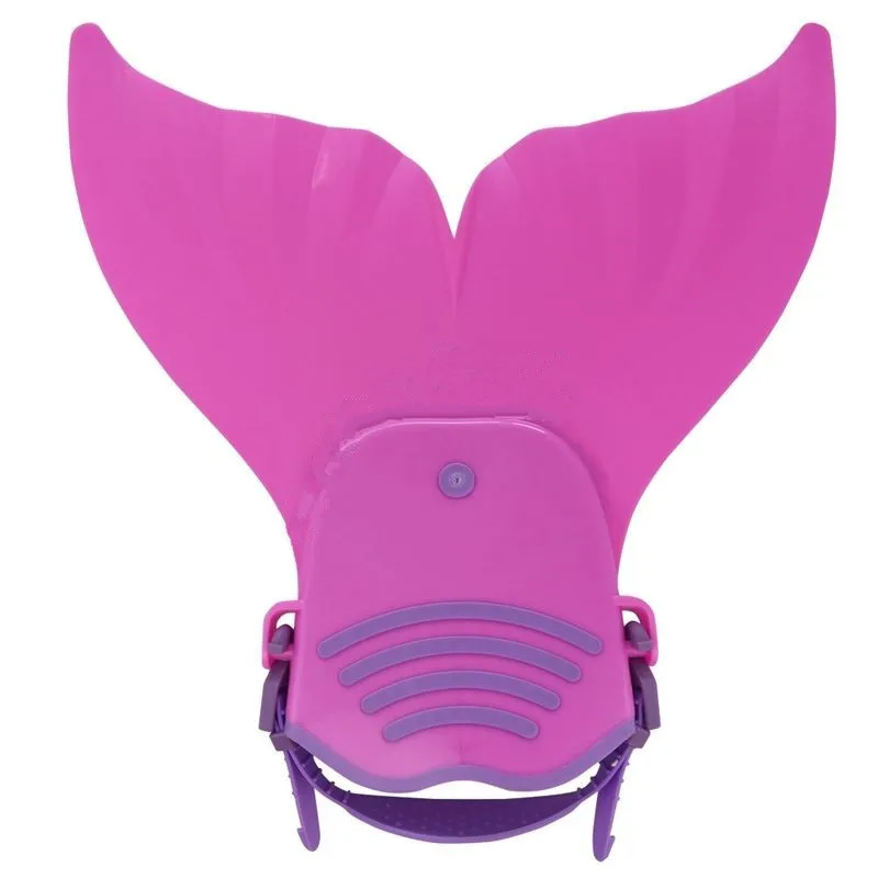 Swimming Fins Mermaid Monofin Swim Fin Kids Adjustable Mermaid Tails Flipper Diving Fins Girls Boys