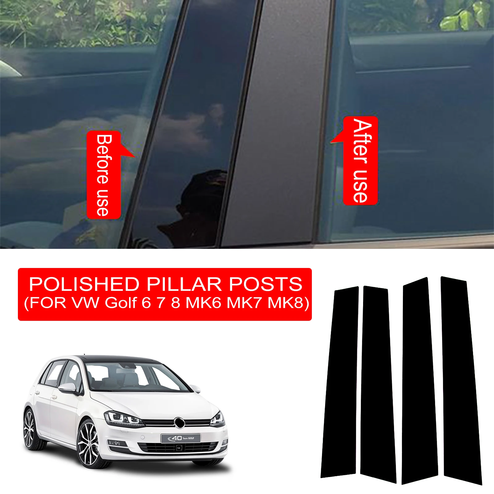 Dengshao B-Säule Aufkleber Für Cupra Formentor | Wasserdichtes Dekor Ab 2020