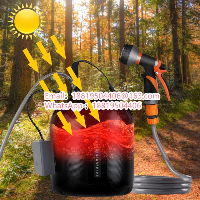 Hordozható Kemping Zuhany, Elektromos Zuhanyszivattyú Leszerelhető Usb -Vel Újratölthető Akkumulátorok, Kültéri Zuhanyfej - Image 6