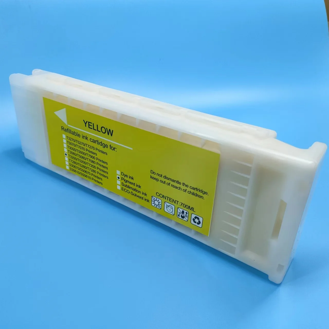 Cartucho de Tinta 700ml Compatível para Epson T3000 T3200 T5000 T5200 T7000 T7200 com Tinta Pigmento T6941 T6942 T6943 T6944 T6945 - Imagem 5